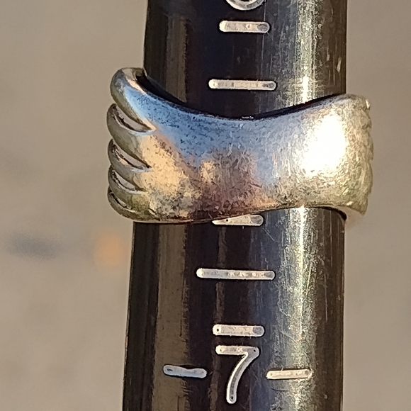 Vintage modern 925 for sterling silver ring size 6 - Picture 4 of 6